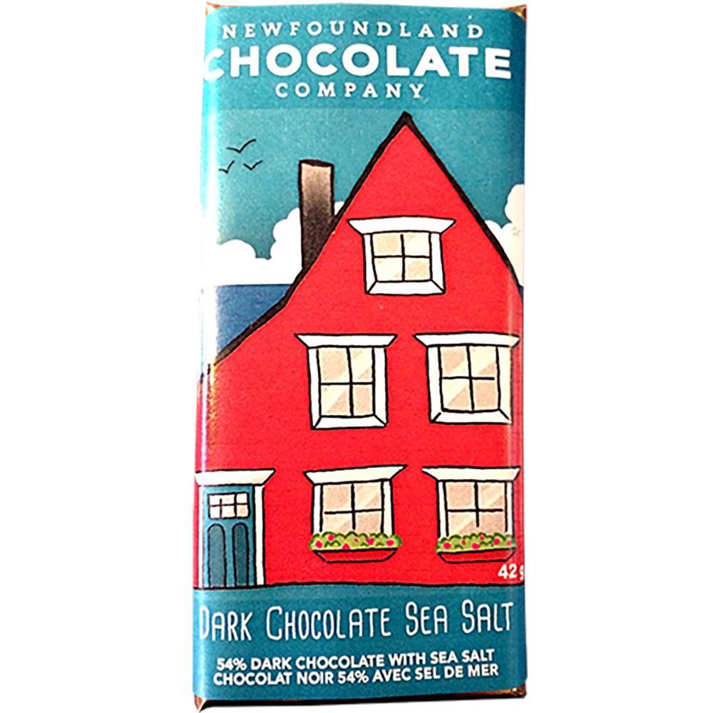 54% Dark Chocolate Sea Salt Bar | Newfoundland Chocolate Co. | boogie + birdie