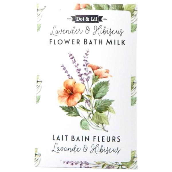 Lavender & Hibiscus Flower Milk Bath Soak