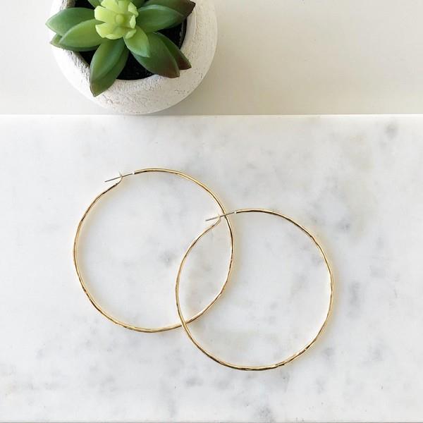Large Lissa Bowie Carladonna Hoop Earrings