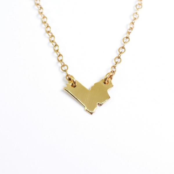 Brass Lissa Bowie Ottawa Necklace