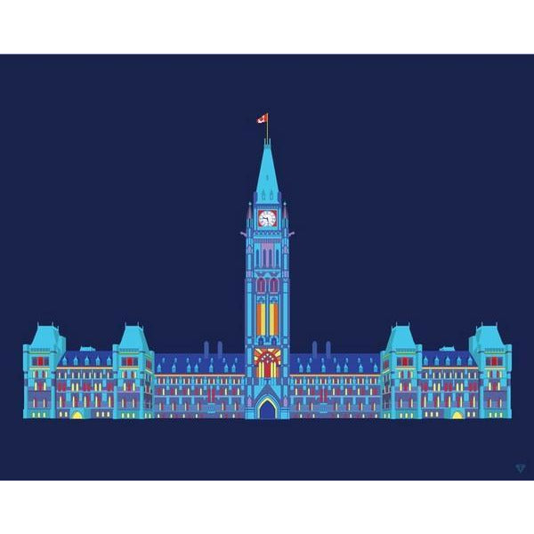 Parliament Northern Lights Print | Damn Fine | boogie + birdie