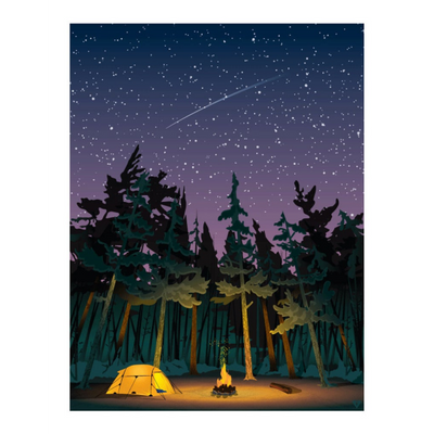 Campfire Print | Damn Fine | boogie + birdie