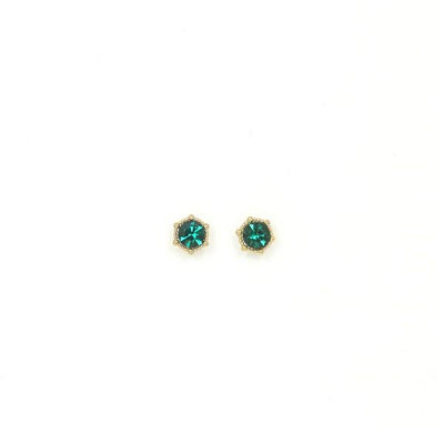 Emerald Astrid Studs | Jewellery | boogie + birdie