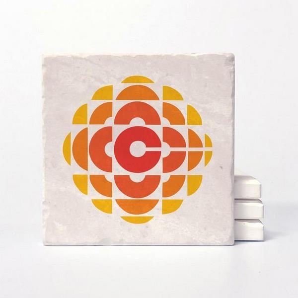 CBC Retro Logo 74-86 Coaster | Home | boogie + birdie

