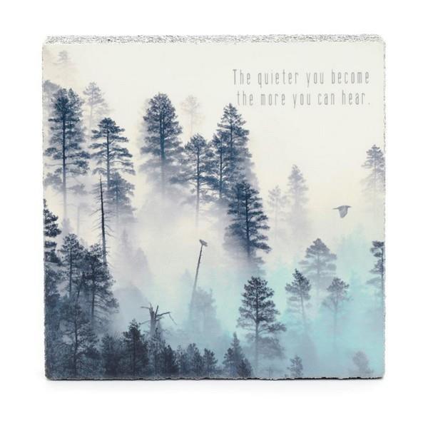 The Quieter You Become Art Block