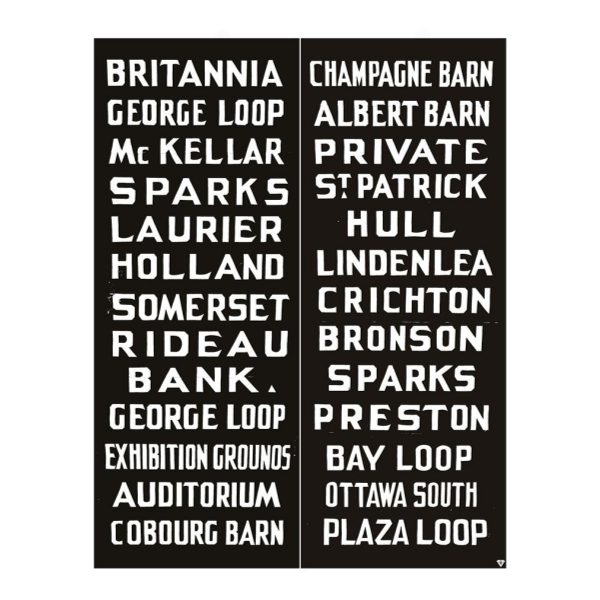 Ottawa OTC Streetcar Roll Print | Damn Fine | boogie + birdie