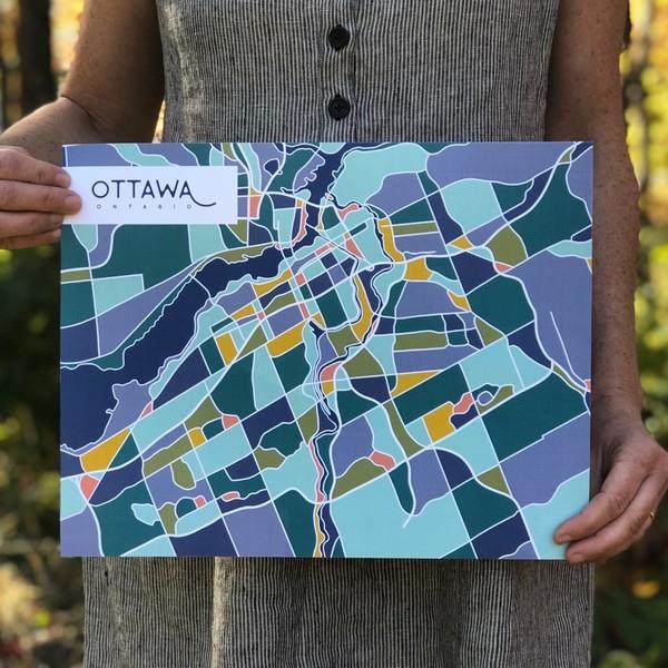Ottawa Map Print  | Heirloom Island | boogie + birdie