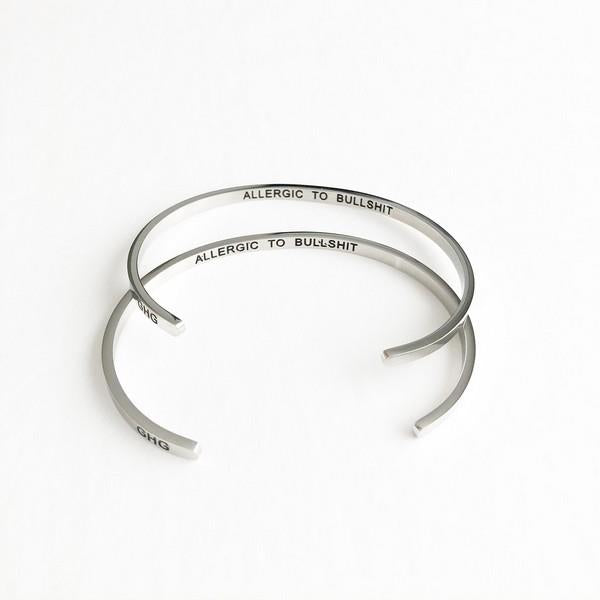 Allergic To Bullsh*t Bangle | Goldilocks Goods | boogie + birdie