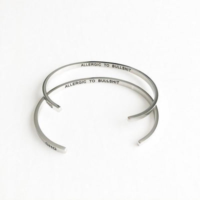 Allergic To Bullsh*t Bangle | Goldilocks Goods | boogie + birdie