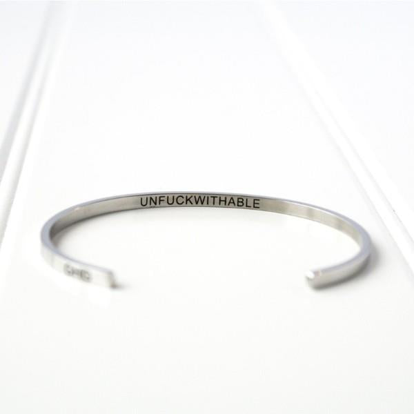 Unf*ckwithable Bangle | Goldilocks Goods | boogie + birdie