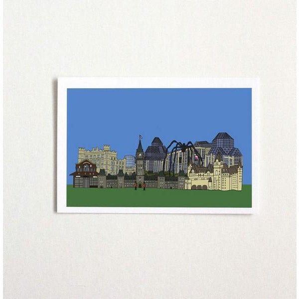 Ottawa Cityscape Postcard | Creationz by Catherine | boogie + birdie