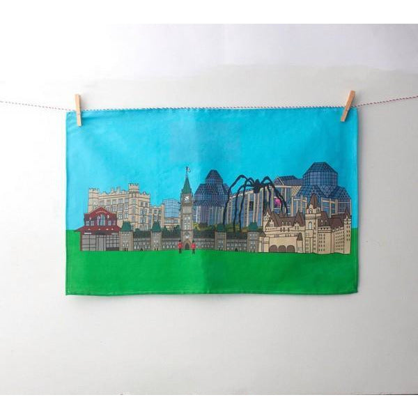 Ottawa Cityscape Tea Towel | Creationz by Catherine | boogie + birdie