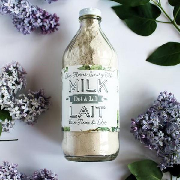 Lilac Flower Milk Bath Soak | Dot & Lil | boogie + birdie