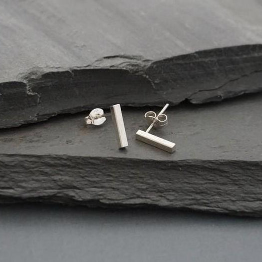 Medium Bar Stud Earrings | boogie + birdie
