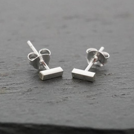 Micro Bar Stud Earrings | boogie + birdie