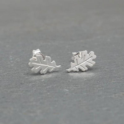 Oak Leaf Stud Earrings | Argent Whimsy | boogie + birdie