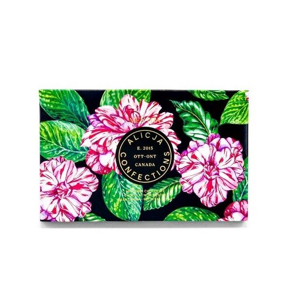 Mentha Dark Chocolate Postcard Bar | Alicja Confections | boogie + birdie