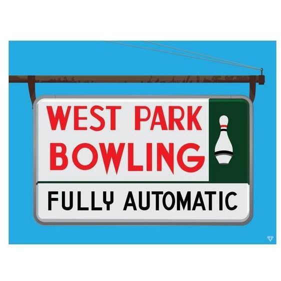 West Park Bowling Print | Damn Fine | boogie + birdie