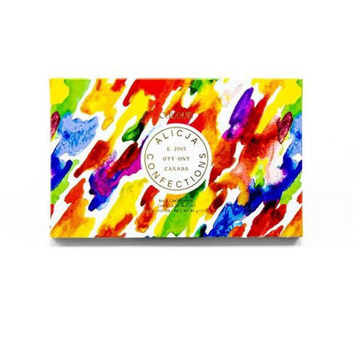 Colour Milk Chocolate Postcard Bar | Alicja Confections | boogie + birdie