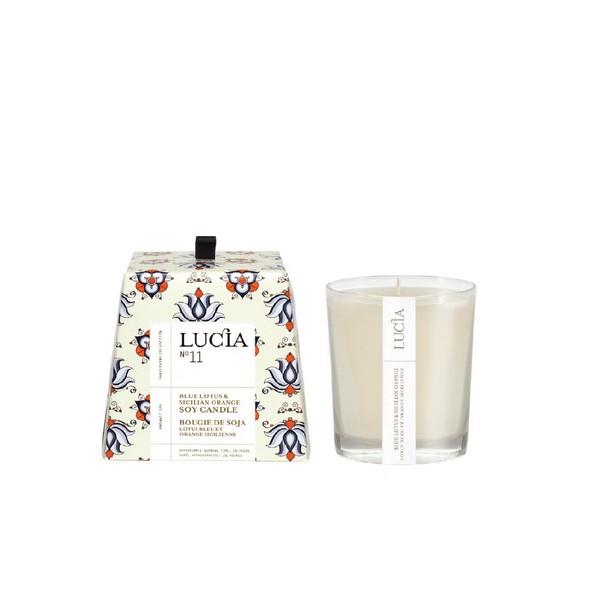 Blue Lotus & Sicilian Orange Votive Candle