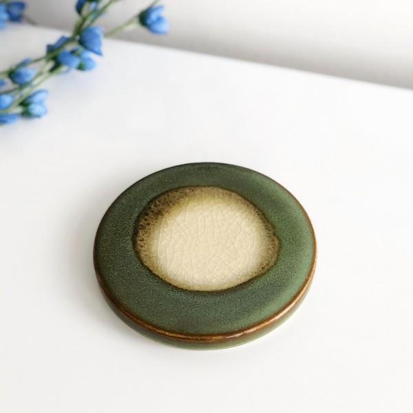Olive Stoneware Trivet/Coaster