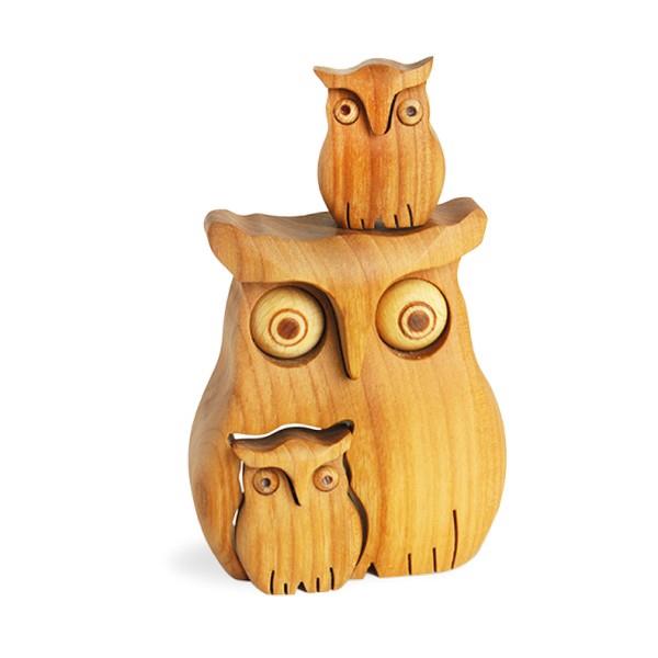 Wood Owl with Two Owlets | Waldfabrik | boogie + birdie