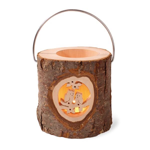 Owl Pair Wooden Lantern | Waldfabrik | boogie + birdie