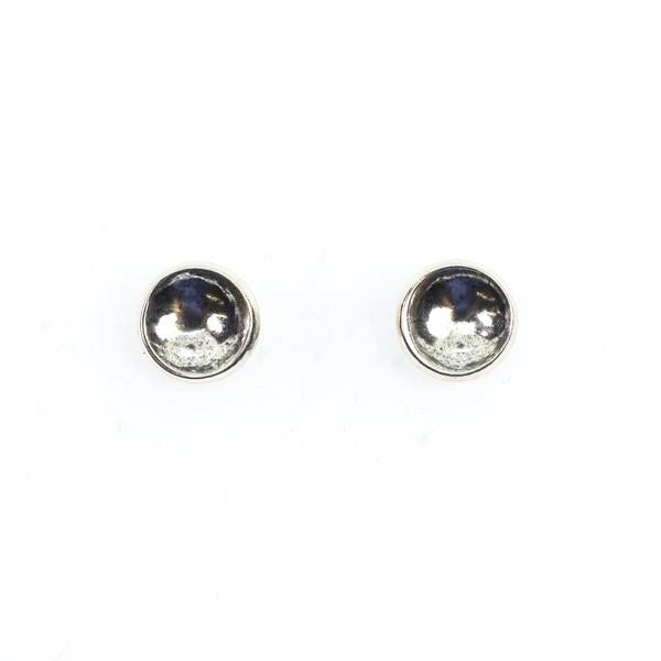 Silver Pebble Studs | Jewellery | boogie + birdie