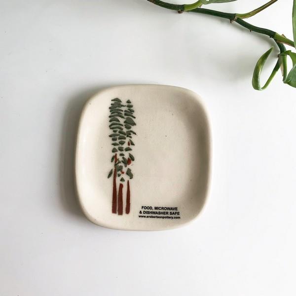 Cedar Trees Tea Bag Holder | Susan Robertson Pottery | boogie + birdie