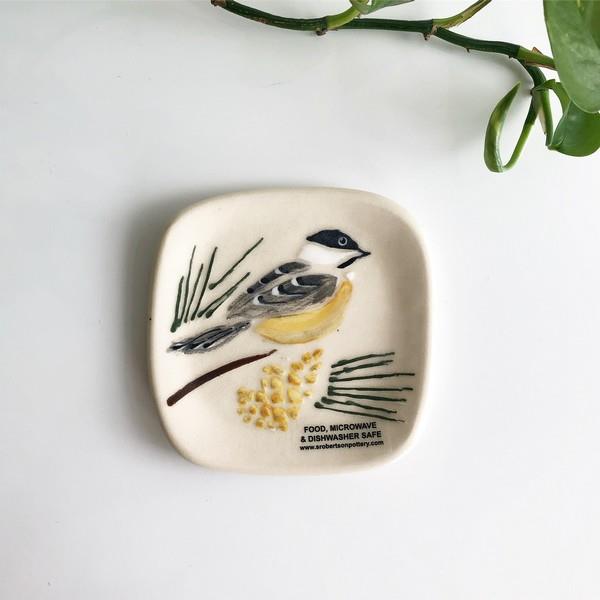 Chickadee Tea Bag Holder | Susan Robertson Pottery | boogie + birdie