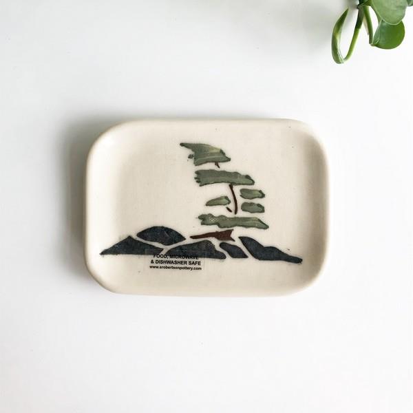 Windswept Soap Dish | Susan Robertson Pottery | boogie + birdie