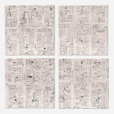 Centretown Maps Coaster Set | Versatile | boogie + birdie