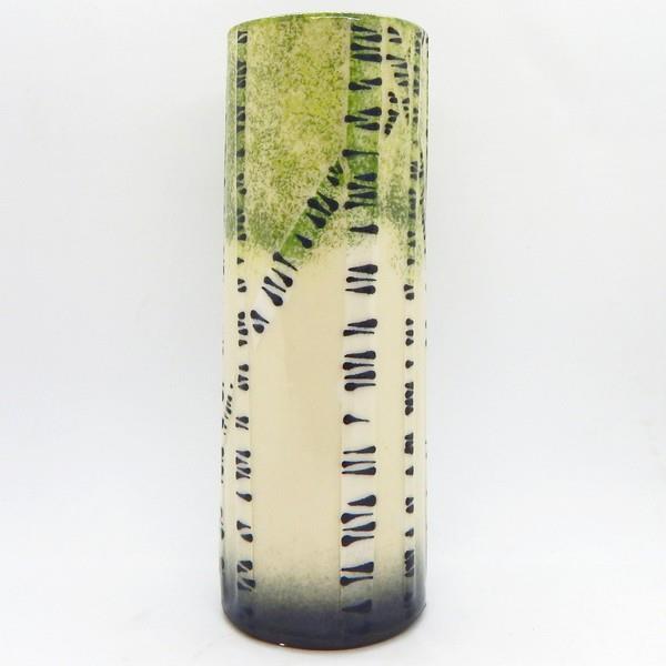 Green Birch Vase | Front | boogie + birdie