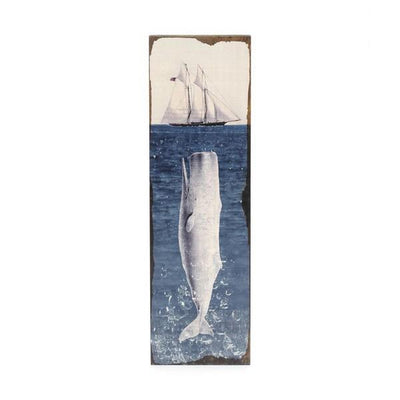 Moby Dick Small Wood Art