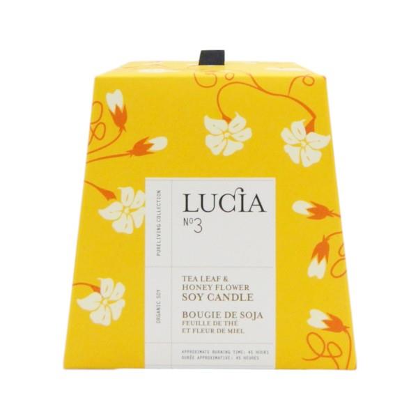 Lucia Tea Leaf & Honey Flower Candle | boogie + birdie