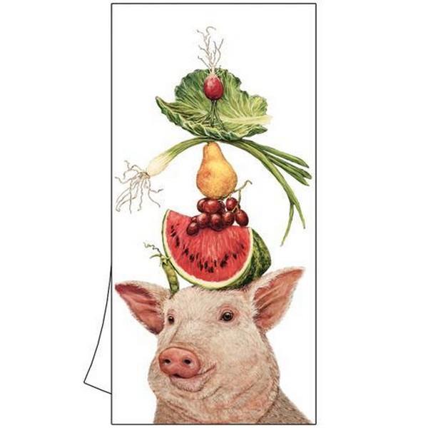 Lulu & Her Lunch Tea Towel