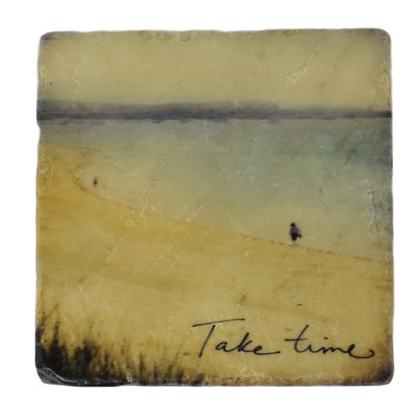 Take Time Marble Coaster | boogie + birdie