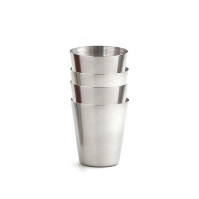Nesting Shot Glass Set in Leather Case
