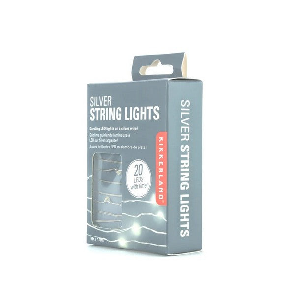 Silver Wire String Lights | Shop string lights at boogie + birdie in Ottawa