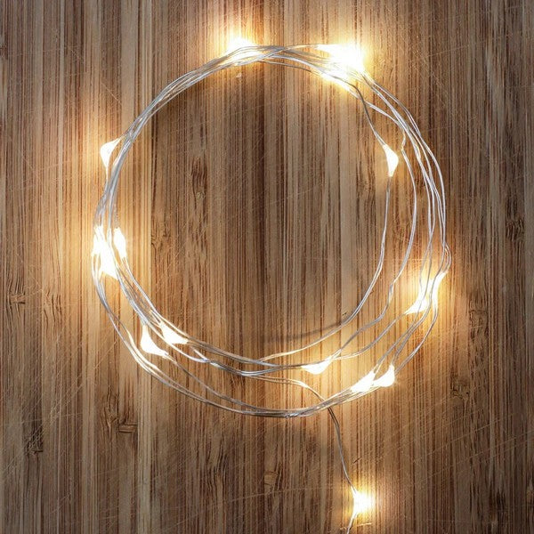 Silver Wire String Lights | Shop string lights at boogie + birdie in Ottawa.