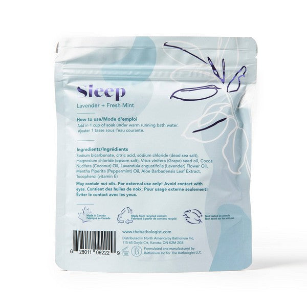 Sleep Bath Soak | The Bathologist | shop a selection of bath and body products at boogie + birdie