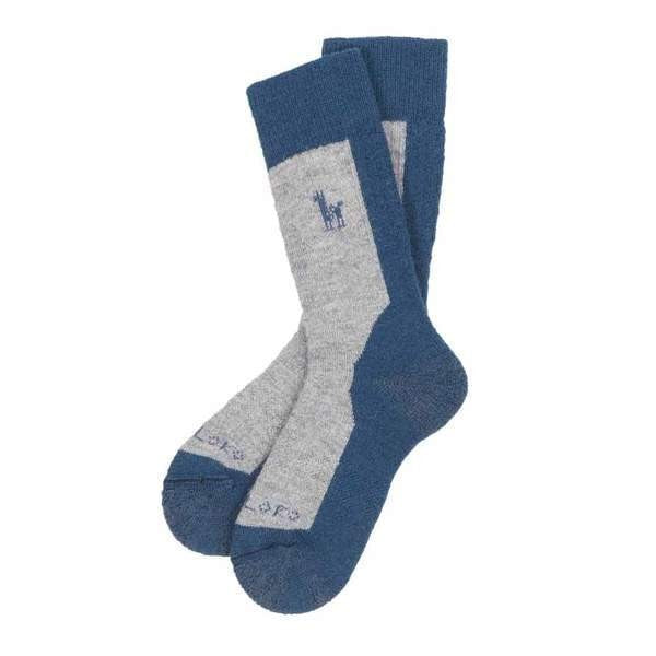 Denim Hiker Alpaca Socks