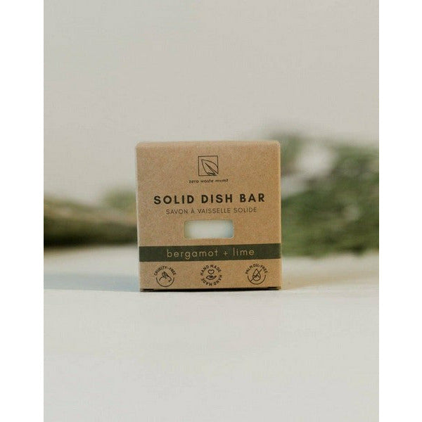 Bergamot + Lime Solid Dish Soap Bar | Zero Waste | boogie + birdie