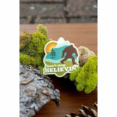 Believin' Bigfoot Sticker | Shop stickers and other stationery at boogie + birdie