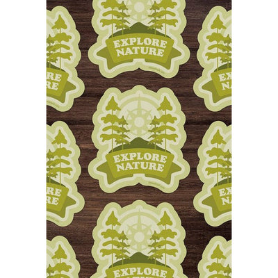 Explore Nature Forest Sticker | Shop stickers and other stationery at boogie + birdie