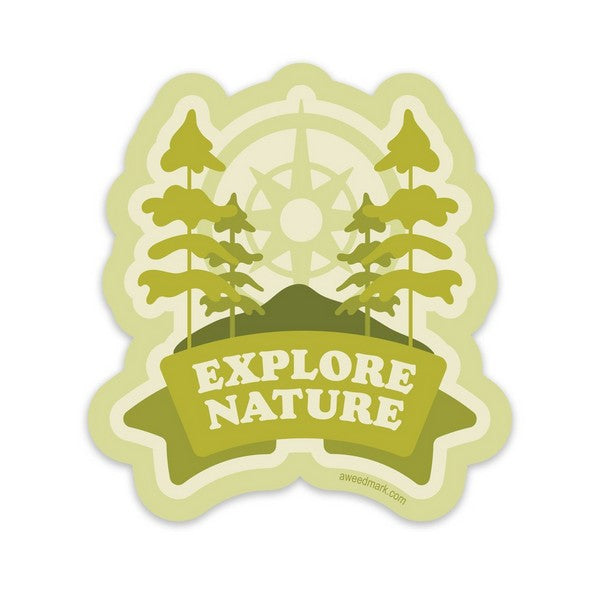 Explore Nature Forest Sticker | Shop stickers and other stationery at boogie + birdie