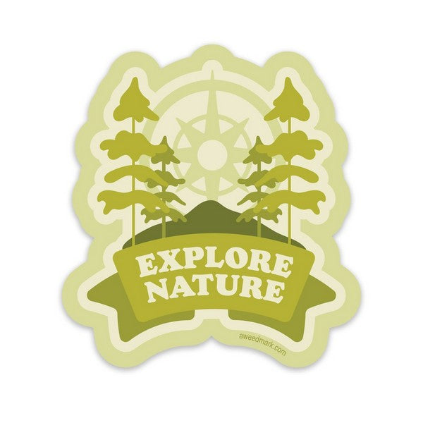 Explore Nature Forest Sticker | Shop stickers and other stationery at boogie + birdie