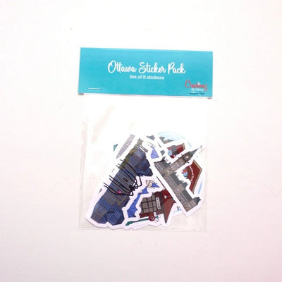 Ottawa Sticker Pack of 5 | Creationz by Catherine | boogie + birdie