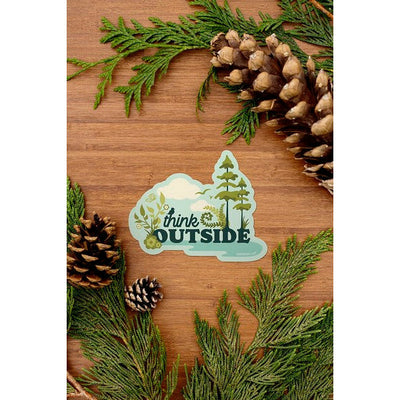 Think Outside Sticker | Shop stickers and other stationery at boogie + birdie