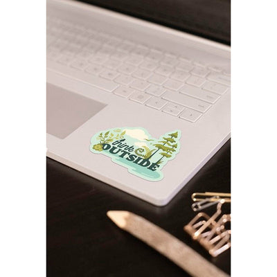 Think Outside Sticker | Shop stickers and other stationery at boogie + birdie